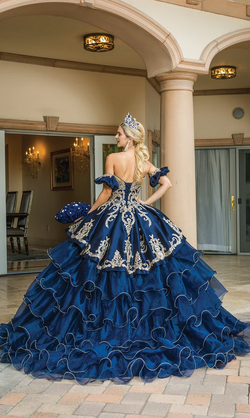 Ball Gown Quinceanera Dresses Princess Dress Layered Removable Strapless With Appliques