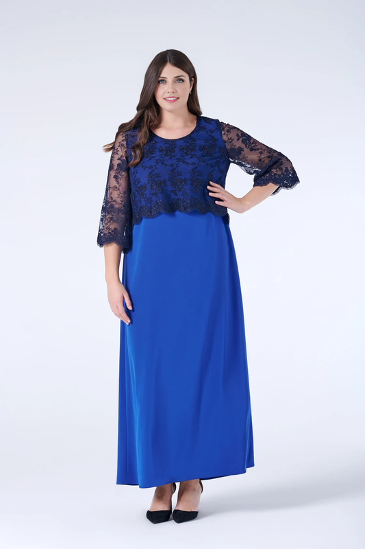 Wedding Guest Dress Plus Size Mother Of The Bride Dress Lace Long Dress