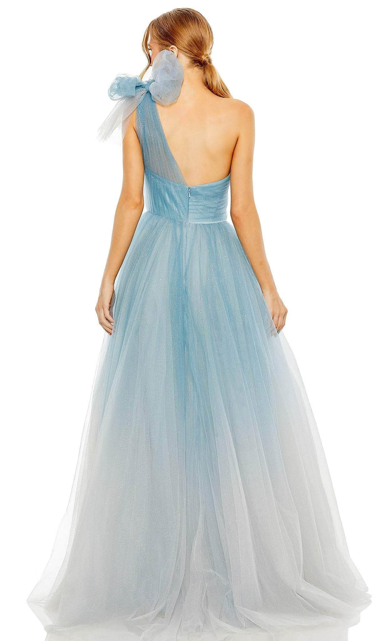 A-Line Princess One-shoulder Asymmetrical Tulle Prom Dress