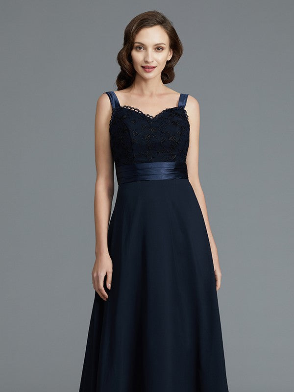 A-Line/Princess Sweetheart Sleeveless Chiffon Ankle-Length Mother of the Bride Dresses