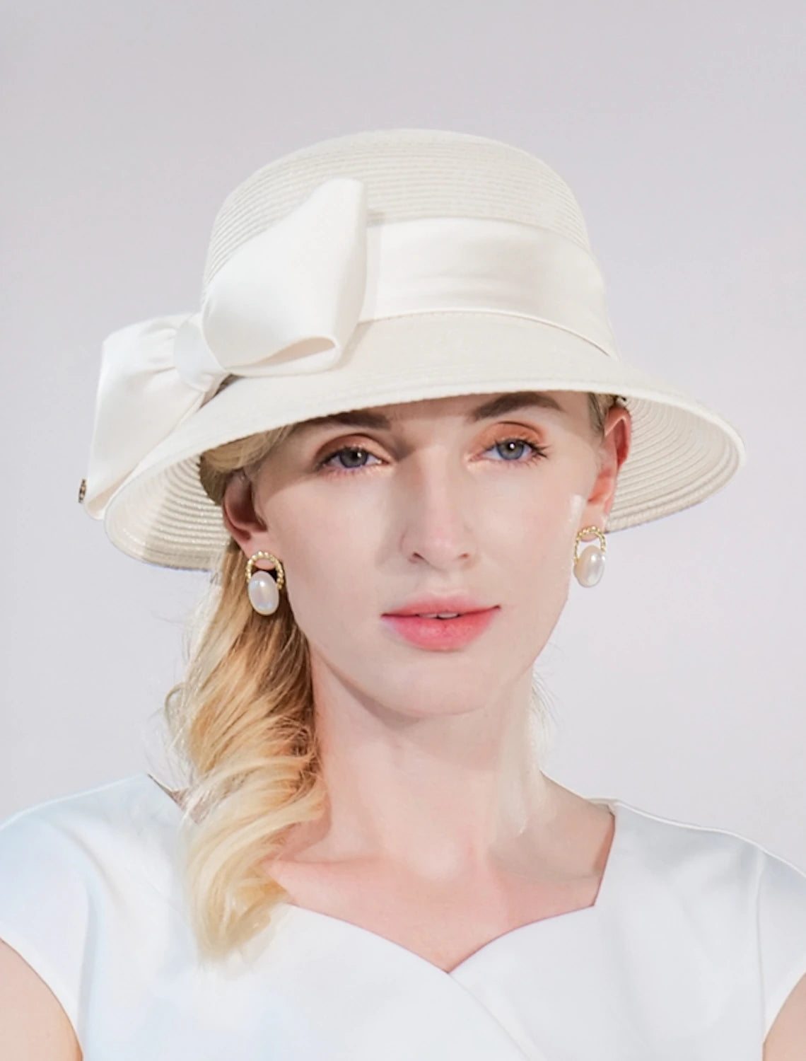 Fiber Hats / Straw Hats with Bowknot / Ribbon Tie 1PC Casual / Tea Party / Melbourne Cup Headpiece