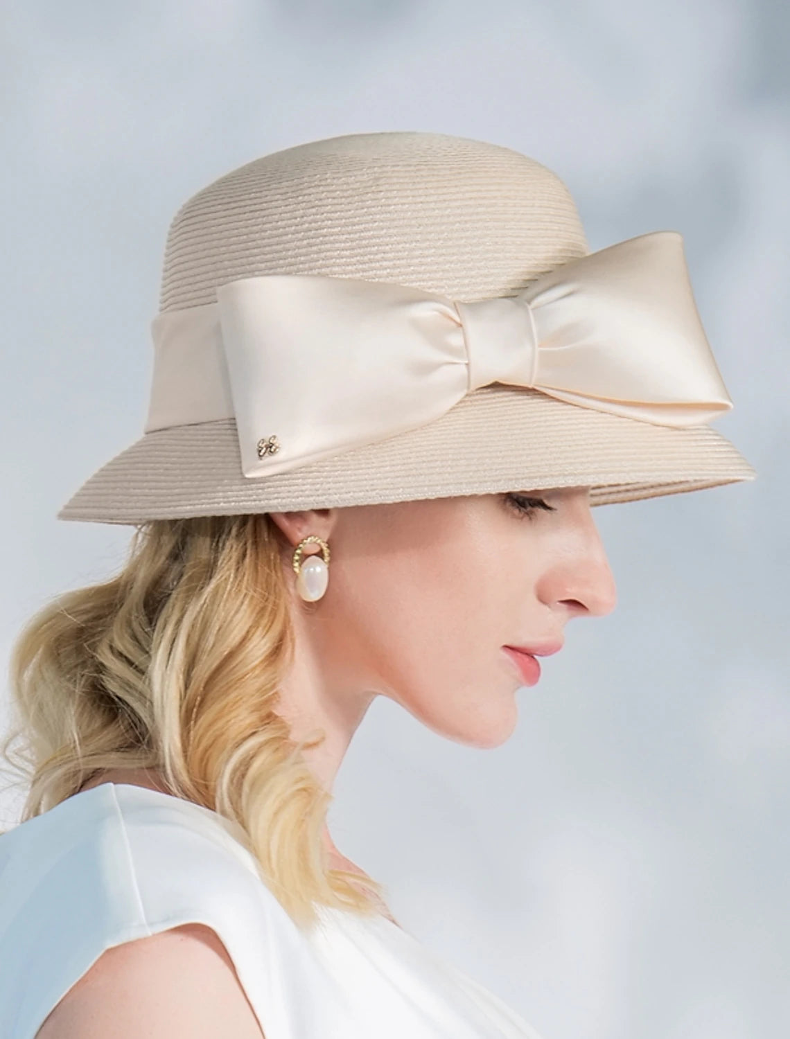 Fiber Hats / Straw Hats with Bowknot / Ribbon Tie 1PC Casual / Tea Party / Melbourne Cup Headpiece