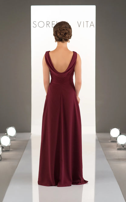 Classic Chiffon V-Neck Bridesmaid Dress