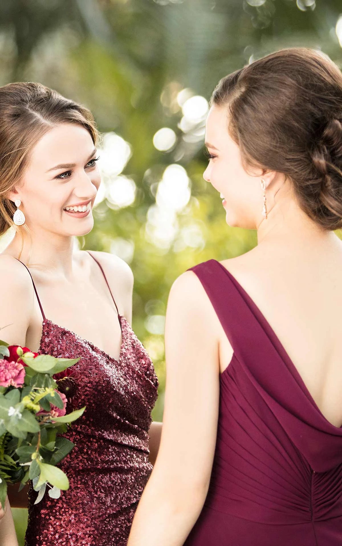 Classic Chiffon V-Neck Bridesmaid Dress