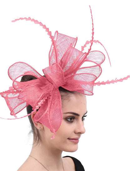 Fascinators Hats Headpiece Horse Race Ladies Day Cocktail Glam Vintage Elegant With Feather