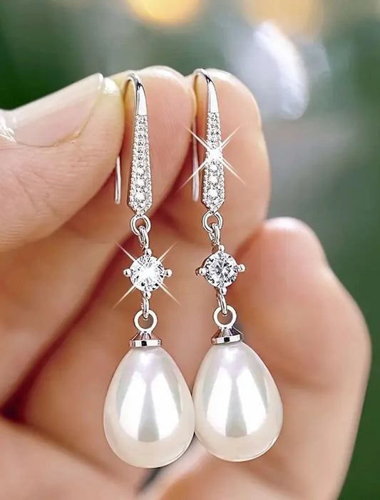 Drop Earrings Fine Jewelry Classic Precious Stylish Simple Earrings Jewelry