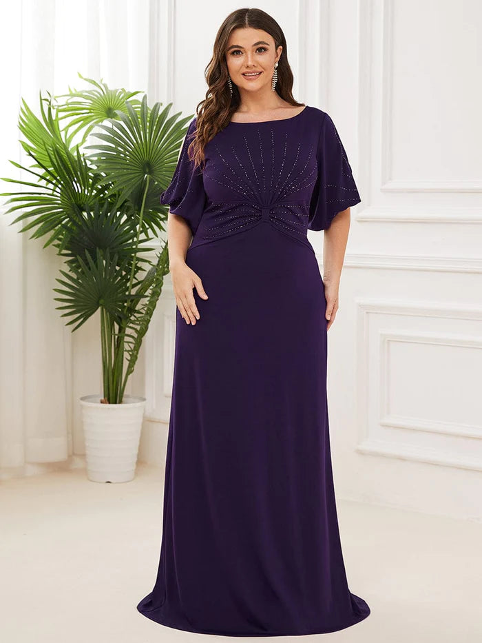 Simple Maxi Plus Size Mermaid Party Dresses for Women