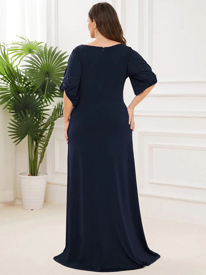 Simple Maxi Plus Size Mermaid Party Dresses for Women