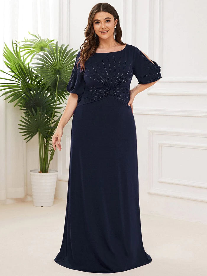 Simple Maxi Plus Size Mermaid Party Dresses for Women