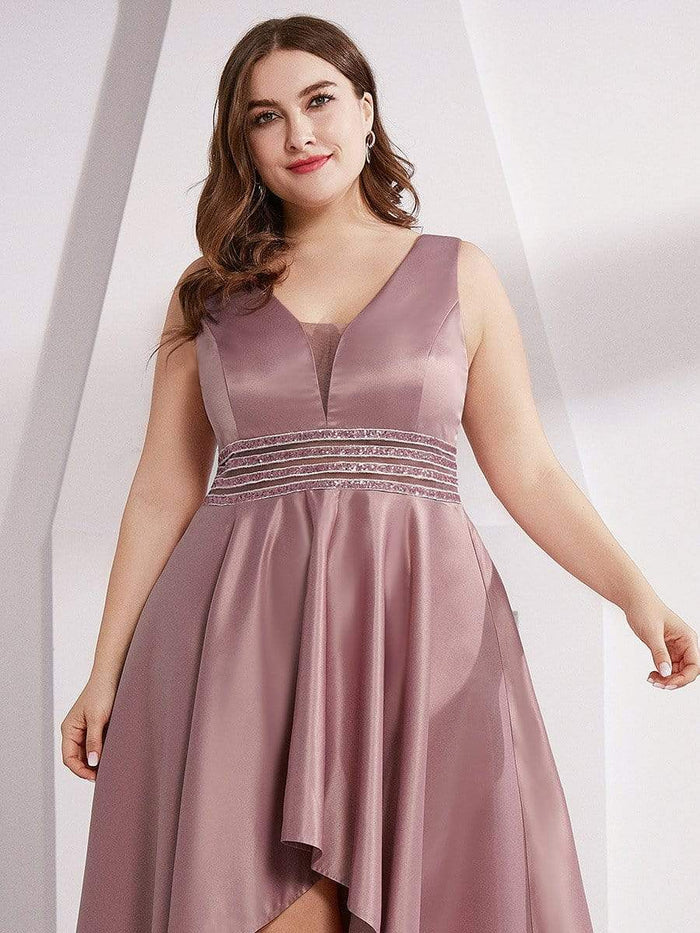 Women's Plus Size Asymmetric High Low Cocktail Party Dress