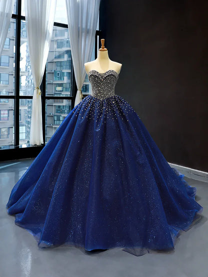 Princess Dress Sequined Quinceanera Dresses Ball Gown Dresses