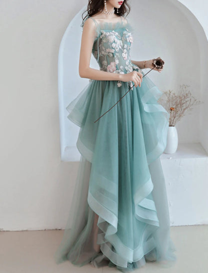 Fashion new net red banquet annual meeting evening dress aura host long dress skirt female fairy dream