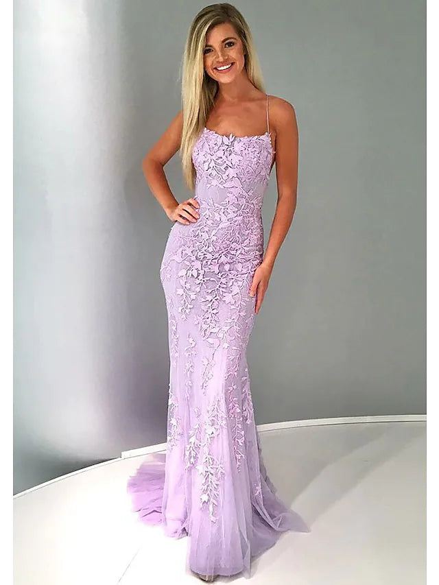 Prom Dresses Sexy Dress Formal Court  Sleeveless Strapless Lace Backless with Appliques